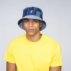 Denim Mash Up Bucket-Kangol New