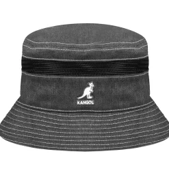 Distressed Cotton Mesh Bucket-Kangol Outlet