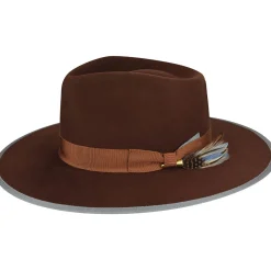 214 Fedora-Trimmed & Crowned Online