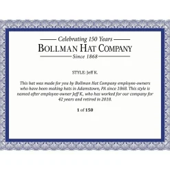 Jeff K. Fedora - Exclusive-Bollman Hat Company Sale