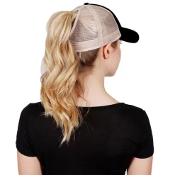 Peace Sign Mesh Back Baseball Cap-PonyFlo Outlet