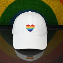 Rainbow Heart Baseball Cap-PonyFlo Fashion