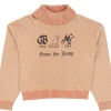 Rib Crop Sweater-Kangol Discount