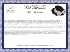1900s Bollman Heritage Collection Gibson Girl-Bollman Hat Company Clearance
