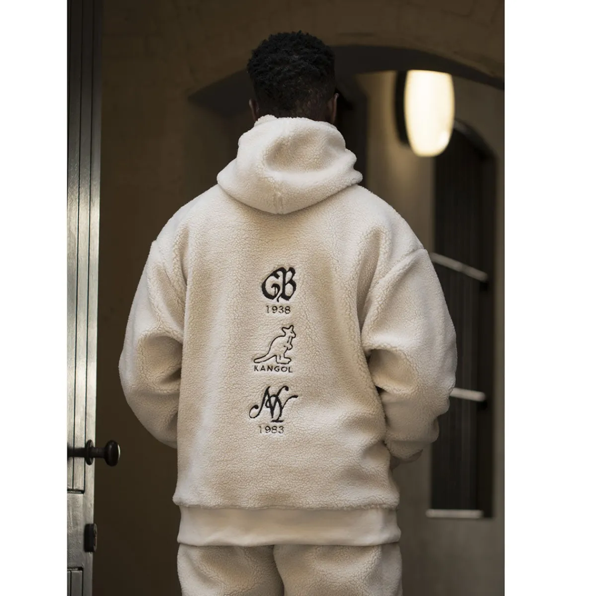 Sherpa Hoodie-Kangol Hot