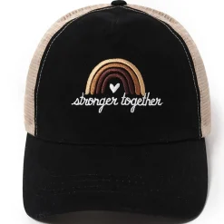 Stronger Together Mesh Back Baseball Cap-PonyFlo New