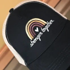 Stronger Together Mesh Back Baseball Cap-PonyFlo New