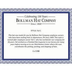 Walter R. Fedora - Exclusive-Bollman Hat Company Online