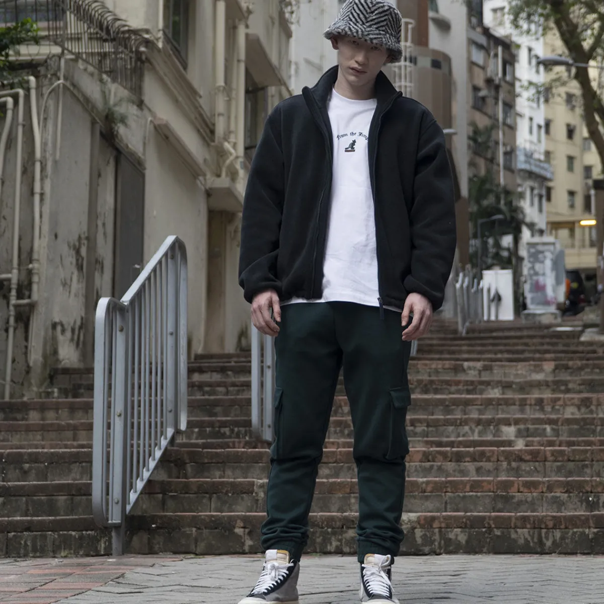 Zip Up Fleece Jacket-Kangol New