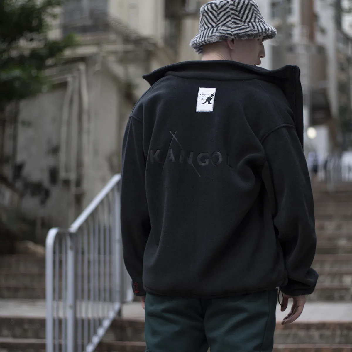 Zip Up Fleece Jacket-Kangol New