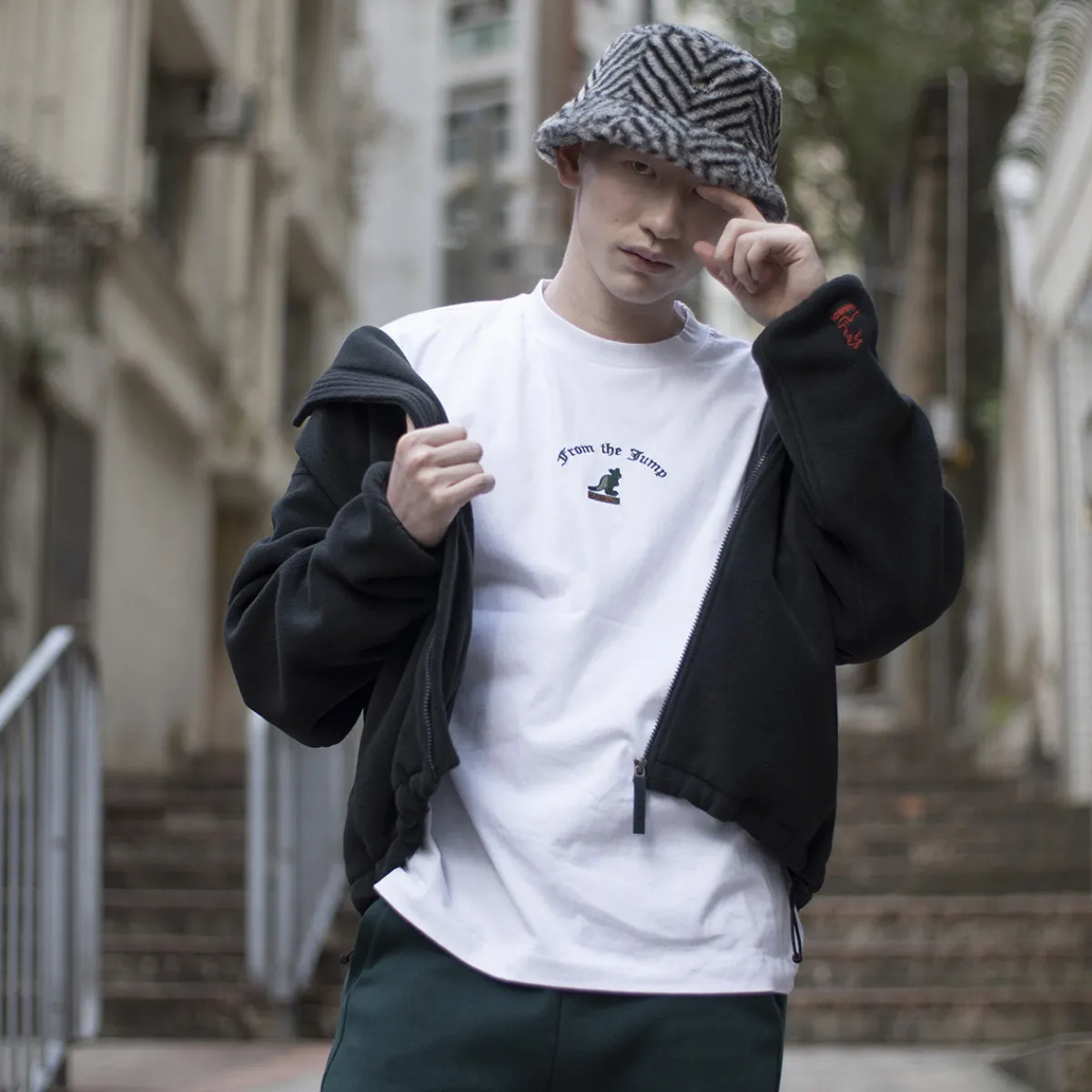Zip Up Fleece Jacket-Kangol New